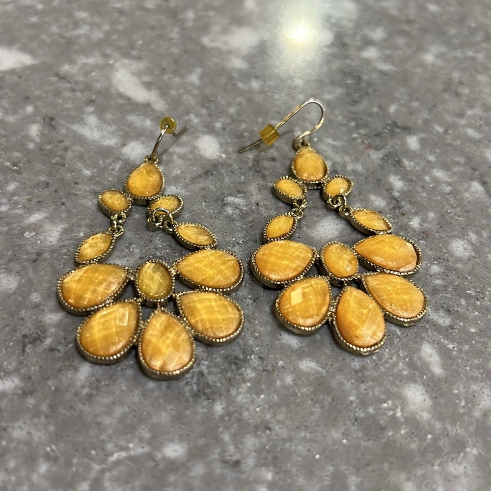 Champagne Chandelier Earrings